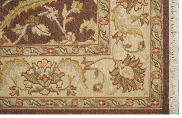 Rajwada Beige Hand Knotted Soumak Carpets
