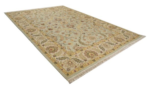 VCS-7815A.jpg Ivory Bloom Hand Knotted Soumak Carpets