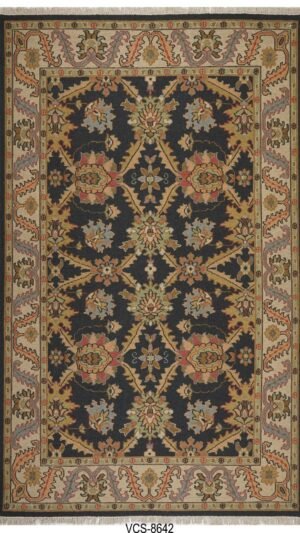 Kesar Midnight Hand Knotted Soumak Carpets