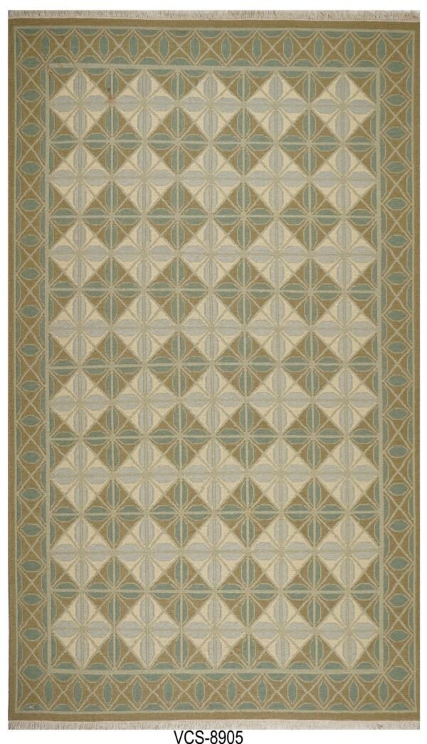 Neelam Diamond Hand Knotted Soumak Carpets