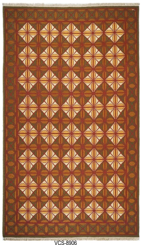 Manikya Diamond Hand Knotted Soumak Carpets