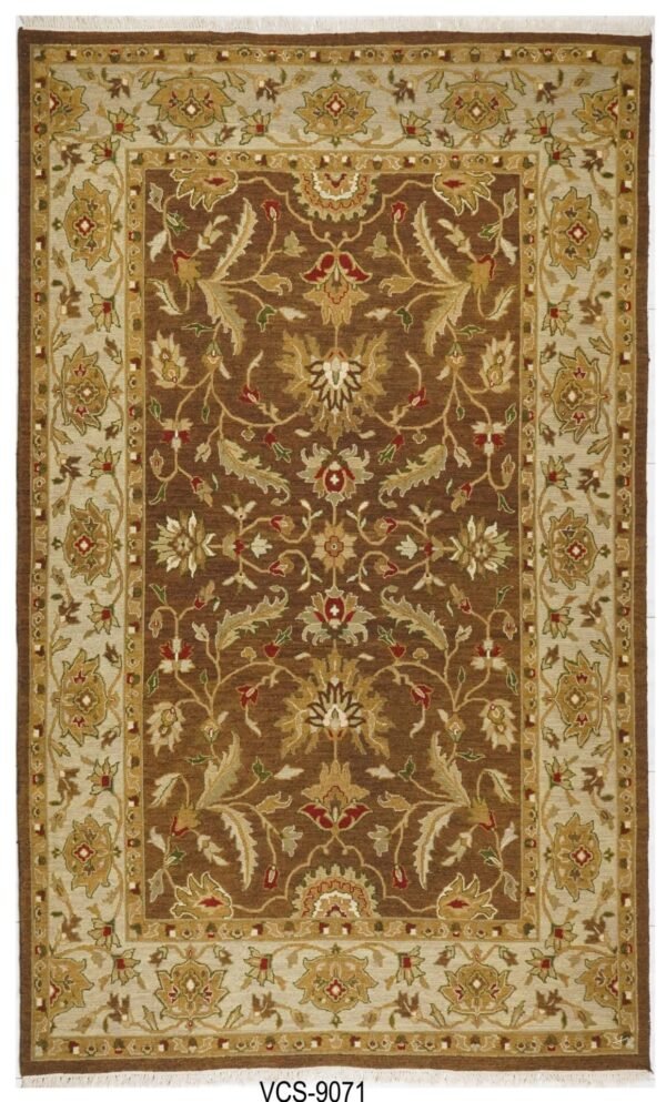 Royal Umber Hand Knotted Soumak Carpets