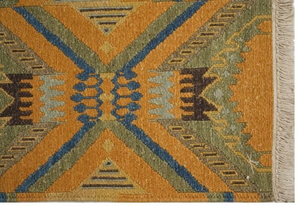 Saffron Mirage Hand Knotted Soumak Carpets