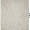 Ivory Cascade Hand Tufted Broadloom Roll Carpets