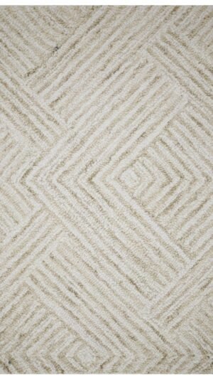 Ivory Cascade Hand Tufted Broadloom Roll Carpets