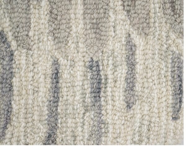 Ivory Wave Hand Tufted Broadloom Roll Carpets