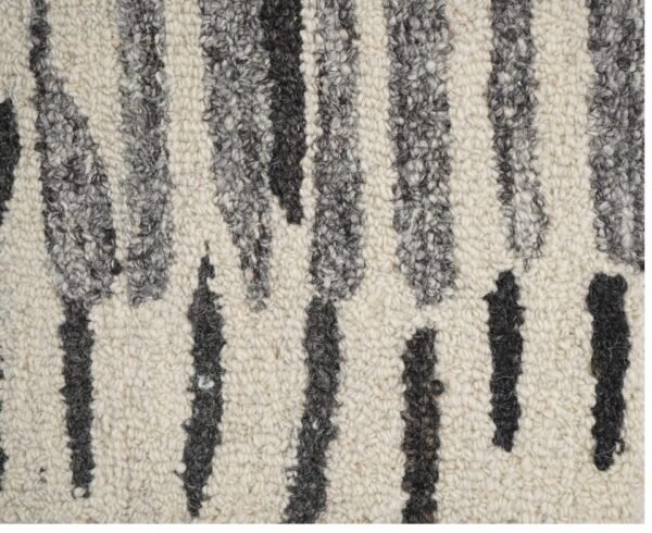Monochrome Brushstroke Hand Tufted Broadloom Roll Carpets