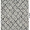 Grey Lattice Broadloom Roll Carpets