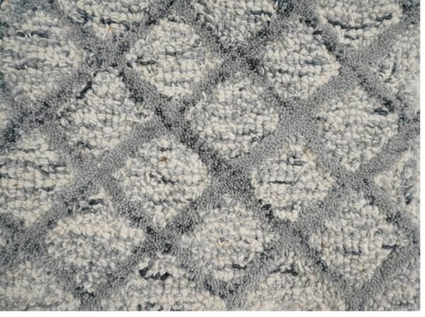 Grey Lattice Broadloom Roll Carpets