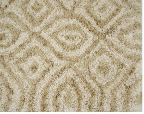 Golden Mirage Diamond Hand Tufted Broadloom Roll Carpets