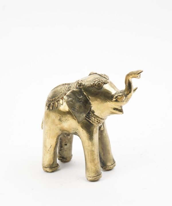 Dhokra Art Elephant Statue