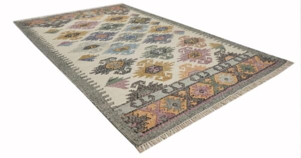 Mehfil Kilim Hand Woven Woolen Rug