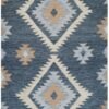 Indigo Kilim Hand Woven Woolen Rug