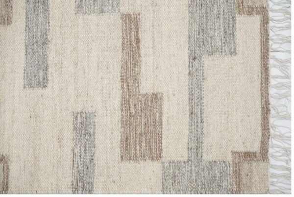 Tara Blocks Hand Woven Woolen Rug