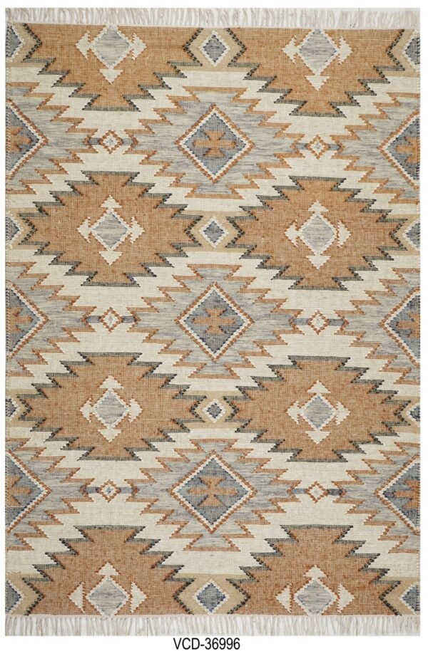 Taksh Kilim Hand Woven Woolen Rug