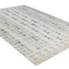 Azure Hourglass Hand Woven Woolen Rug