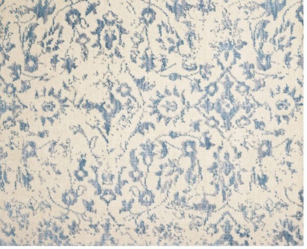 Azure Bloom Hand Knotted Woolen Carpets