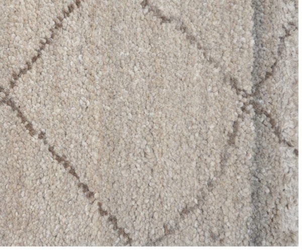 Sahara Grid Hand Knotted Woolen Carpets