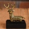 Small Deer with Base Statue