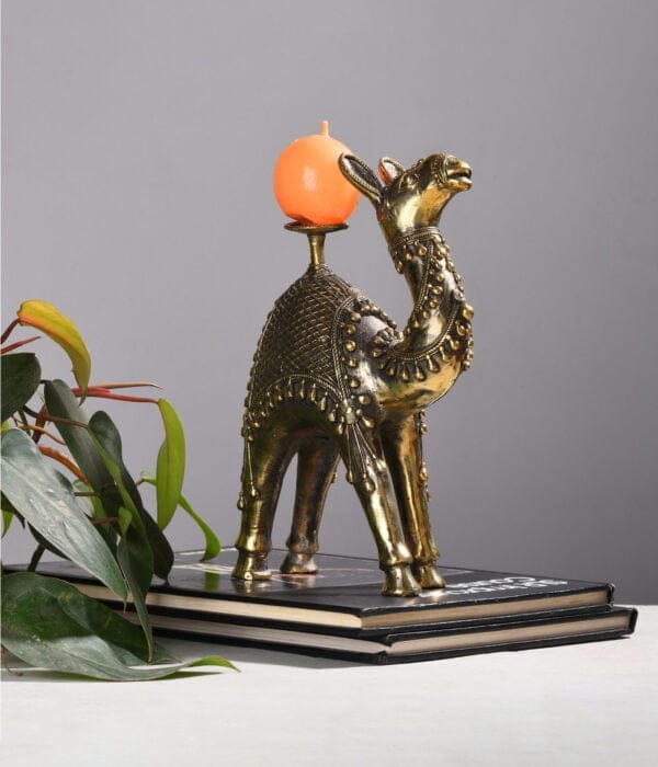 Camel Lamp Statue for Home Decor