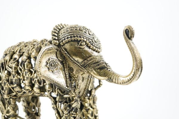 Tribal Figure Elephant with Base