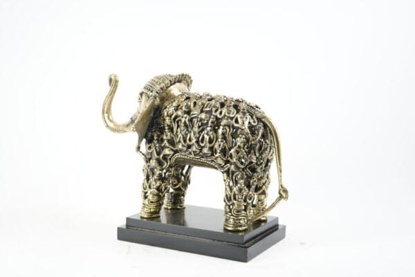 Tribal Figure Elephant with Base