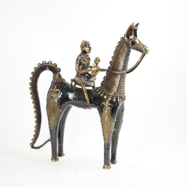 Dhokra Horse Statue