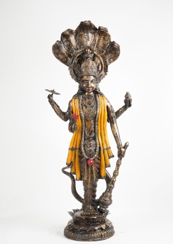 Dhokra Art Vishnu Statue