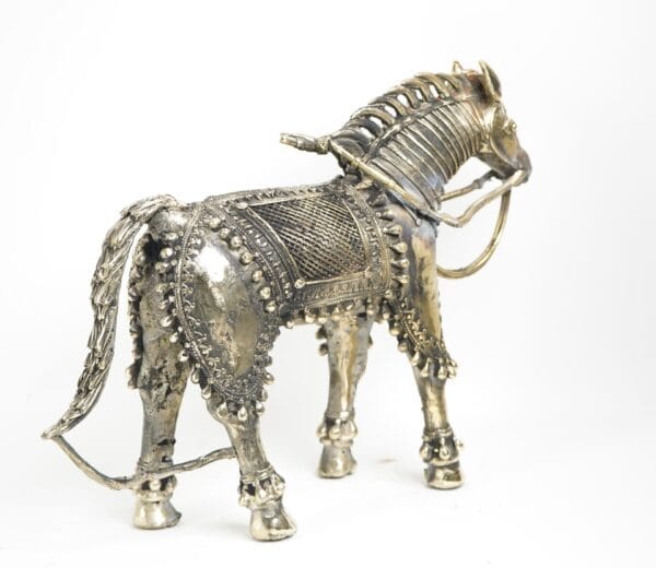 Dhokra Horse Statue