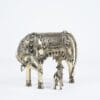 Dhokra Cow and Calf Statue