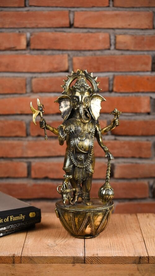 Lord Ganesh Dhokra Art