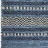 Neelkamal Blue Hand Woven Cotton Rug