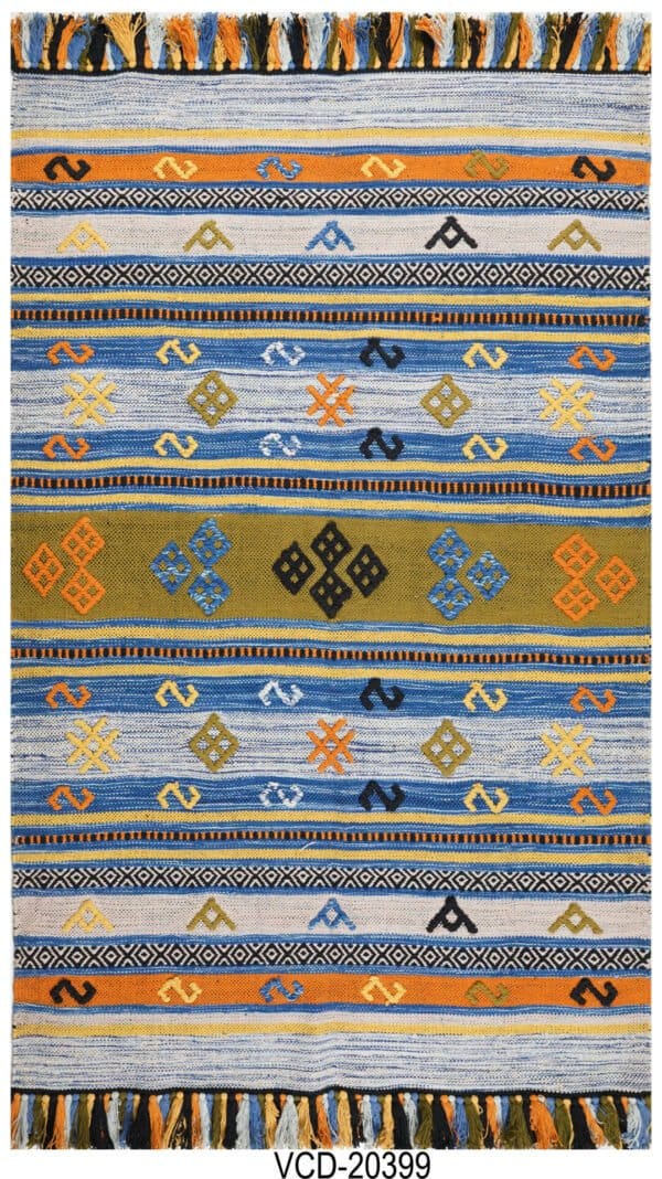 Neeraj Cotton Hand Woven Cotton Rug