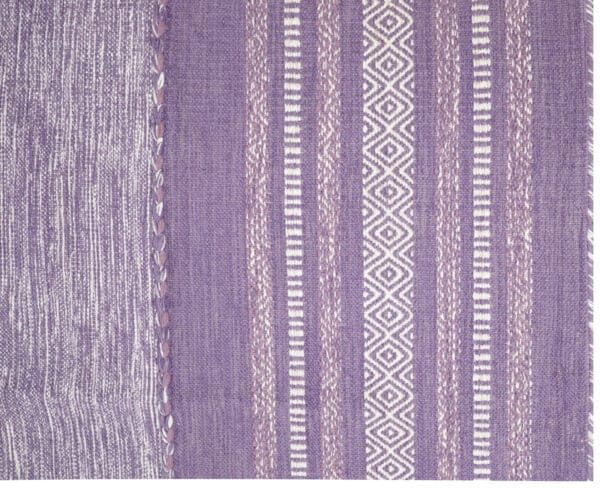 Amaya Purple Hand Woven Cotton Rug