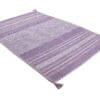 Amaya Purple Hand Woven Cotton Rug