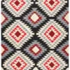 Rajas Geometric Multicolor Hand Woven Cotton Rug