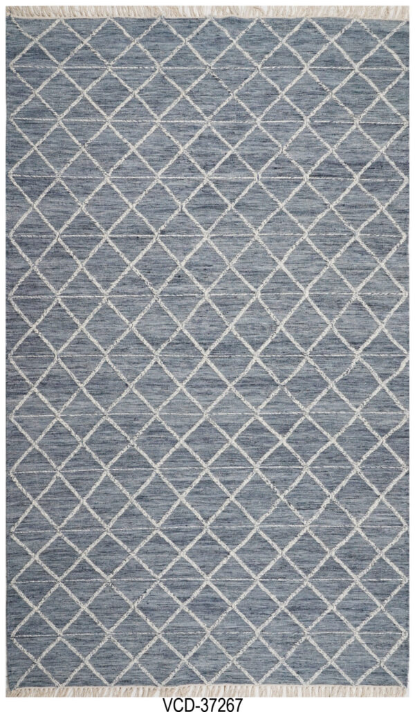 Metro Lattice Hand Woven Woolen Rugs