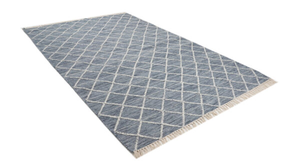 Metro Lattice Hand Woven Woolen Rugs