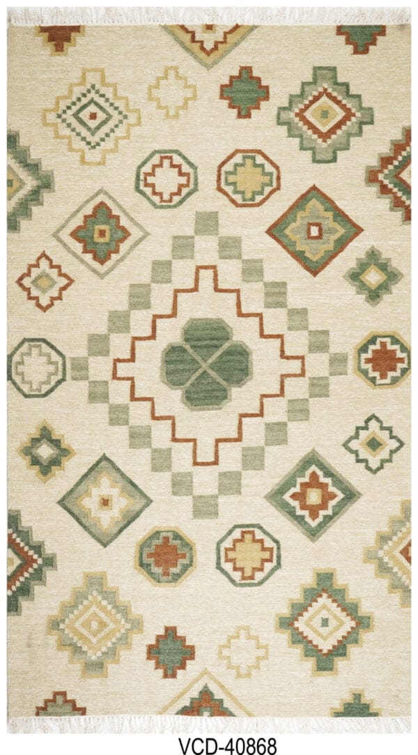 Saanjh Hand Woven Woolen Rug