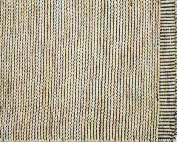 Multicolor Striped Serenity Hand Woven Woolen Rugs