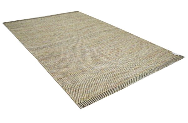 Multicolor Striped Serenity Hand Woven Woolen Rugs