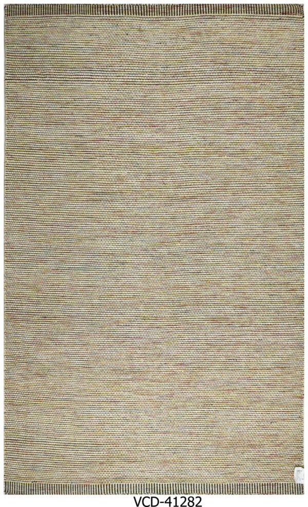 Multicolor Striped Serenity Hand Woven Woolen Rugs