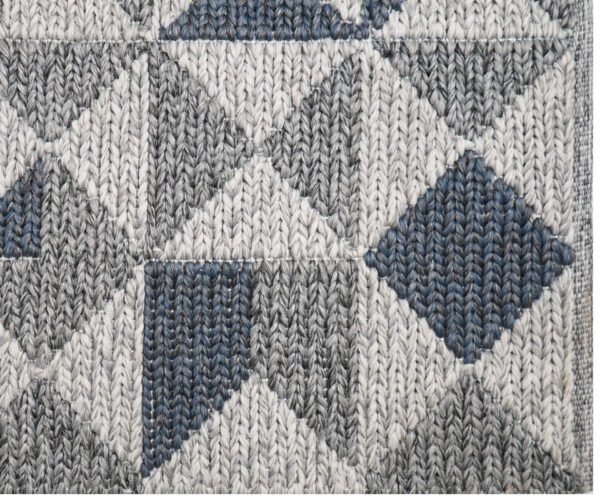 Aahan Geometric Hand Woven Polypropylene Rug