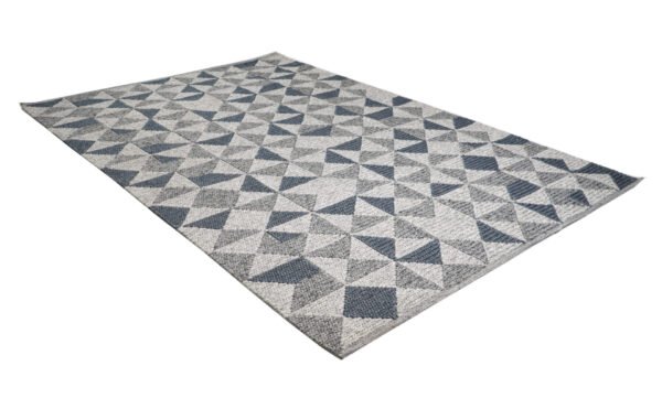 Aahan Geometric Hand Woven Polypropylene Rug