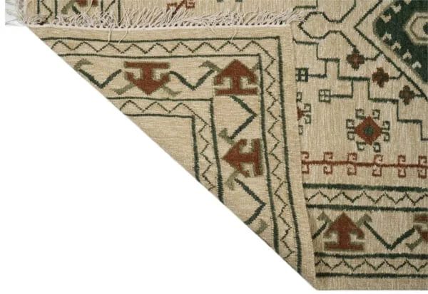 Kanchan Medallion Hand Woven Woolen Kilim Rug