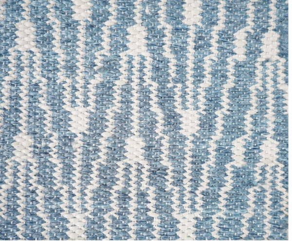 Ocean Mirage Zigzag Hand-Woven Polypropylene Broadloom Rug