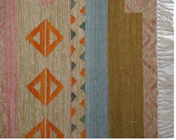Satrangi Steps Hand Woven Woolen Carpets