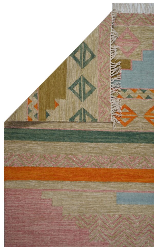 Satrangi Steps Hand Woven Woolen Carpets
