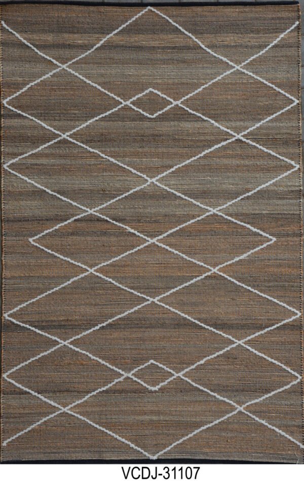 Arilla Diamond Jute Wool Rugs
