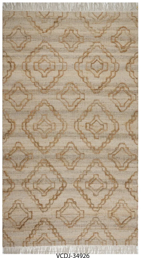 Prakriti Mandala Hand Woven Jute Rugs